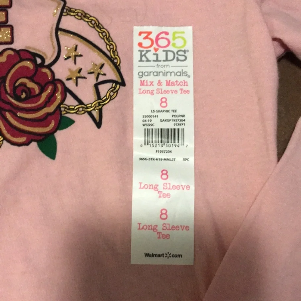 NWT Girl’s Bling Hi-Low Top